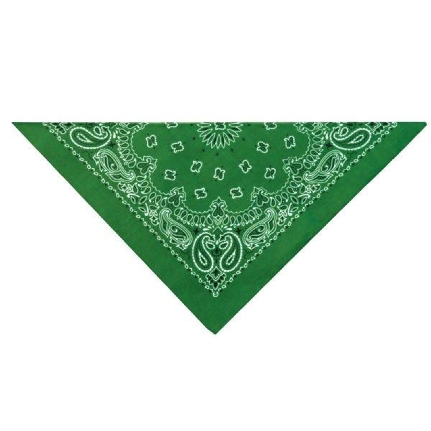 Pet Edge TP Paisley Bandana Dk Grn Bandanas