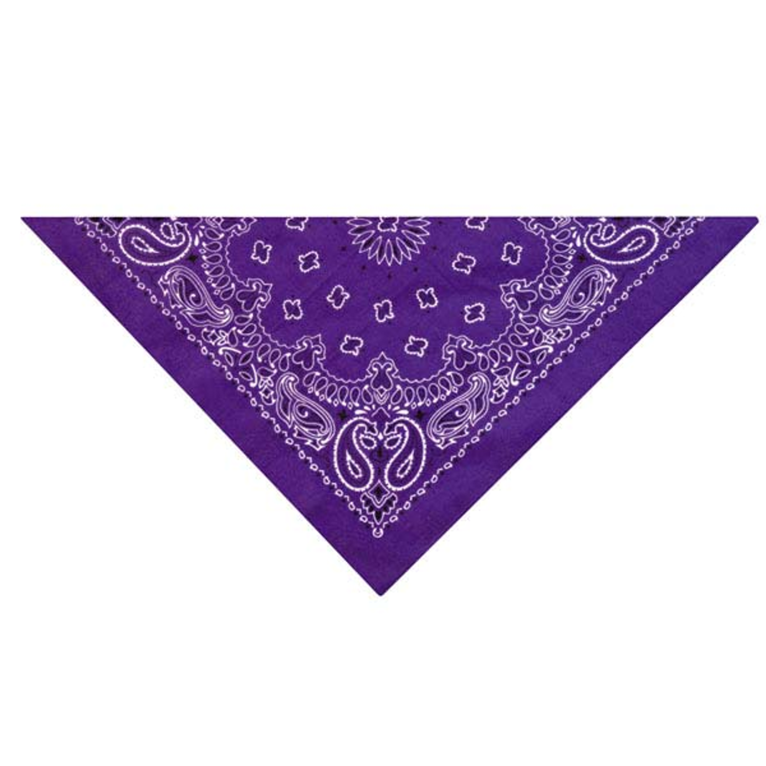 Pet Edge TP Paisley Bandana DkPur Bandanas