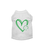 Bark Fifth Avenue Shamrocks & Hearts Dog Dress/Shirt Dog Clothes