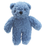 Pet Edge ZA Berber Bear 8.5In Blu Stuffed Plush