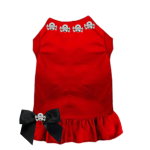 Bark Fifth Avenue Skull Studded Dress Dog Clothes
