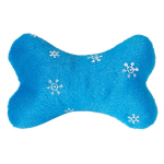 Pet Edge ZA Blizzard Bone 4In S Blu Holiday