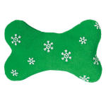 Pet Edge ZA Blizzard Bone 4In S Grn Holiday
