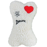 Pet Edge ZA Embroidered Berber Bone 8In Wht Stuffed Plush