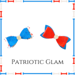 Bark Fifth Avenue Stars & Stripes Patriotic Hair Clips Pet Accessories