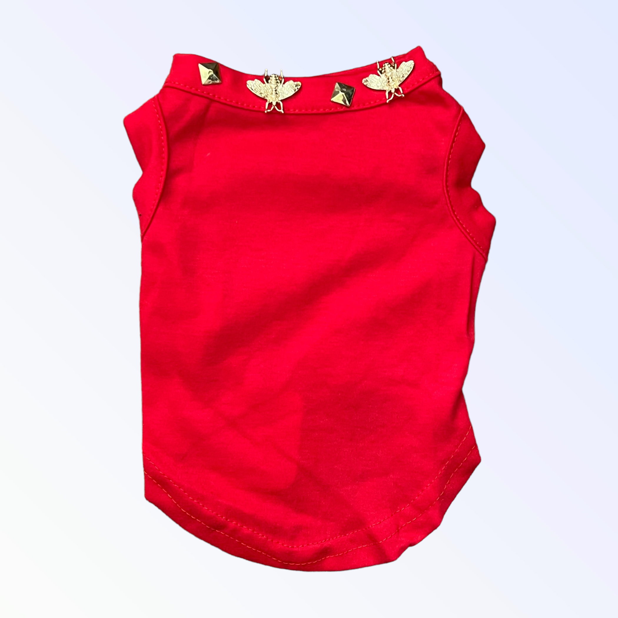Bark Fifth Avenue Studded Bee Tee Dog Clothes