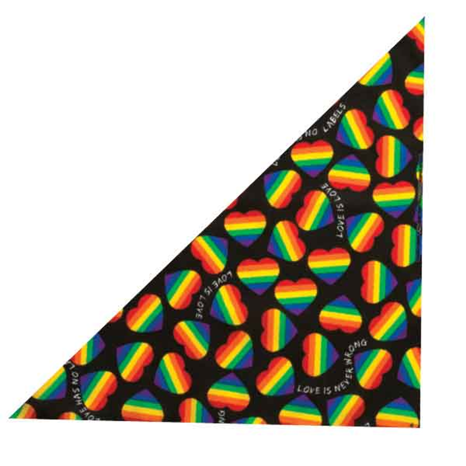 Pet Edge TP Love is Love Bandana Multi Bandanas