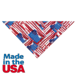 Pet Edge TP Painted Flag Bandana Multi Bandanas