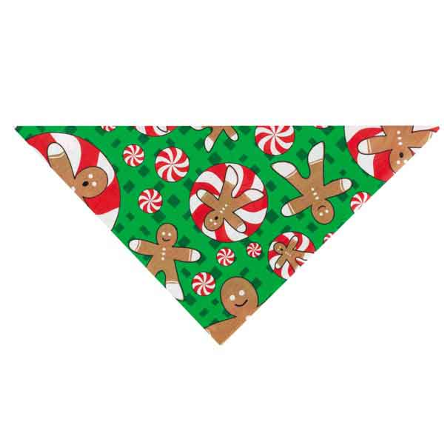 Pet Edge TP Seasonal Bandana Gingerbread Men Holiday