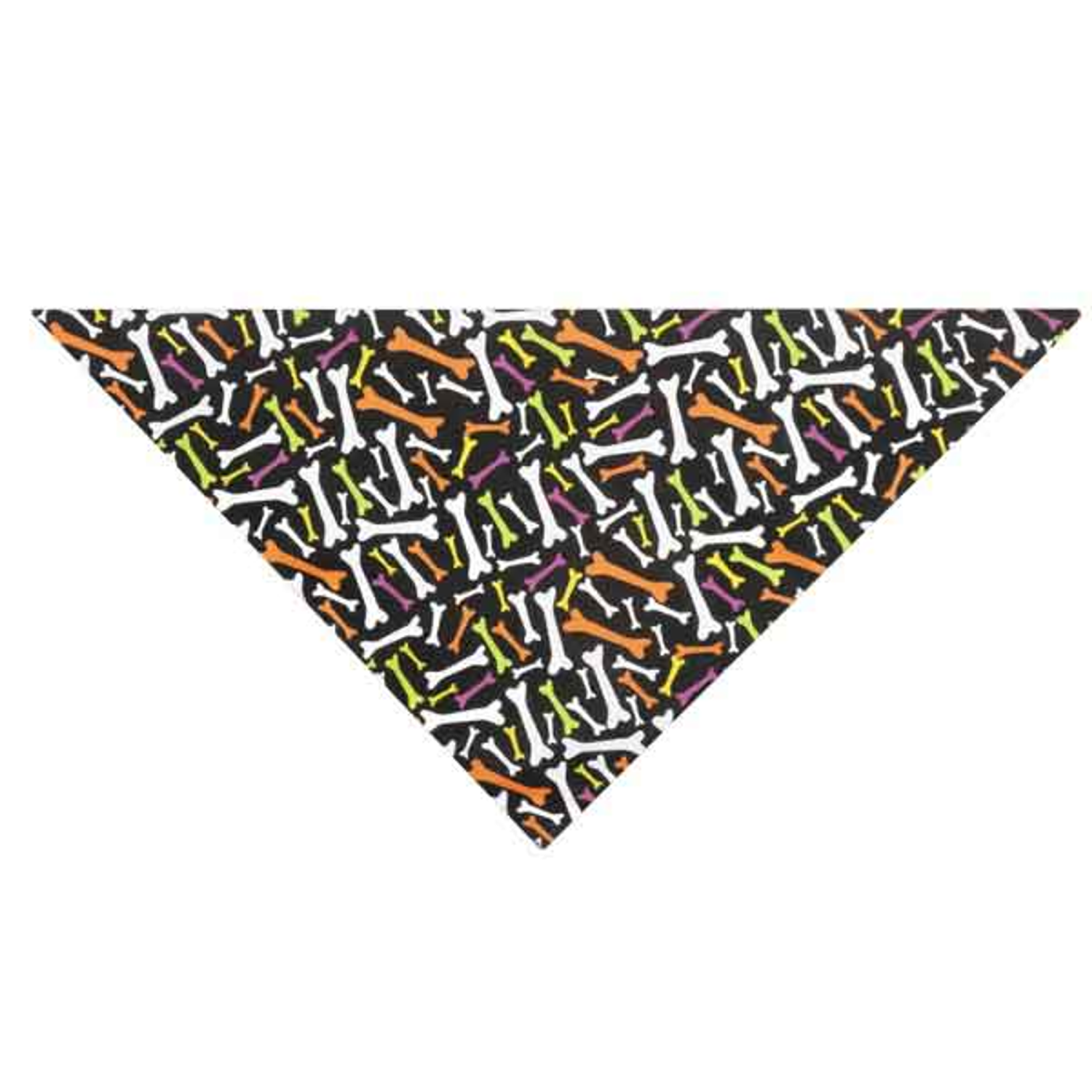 Pet Edge TP Seasonal Bandana Neon Bones Halloween
