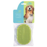 Pet Edge UG Rubber Curry Brush Oval w/Handstrap Tools