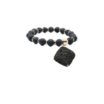 Bark Fifth Avenue The Black Volcanic Diffuser Charm Dog Collars