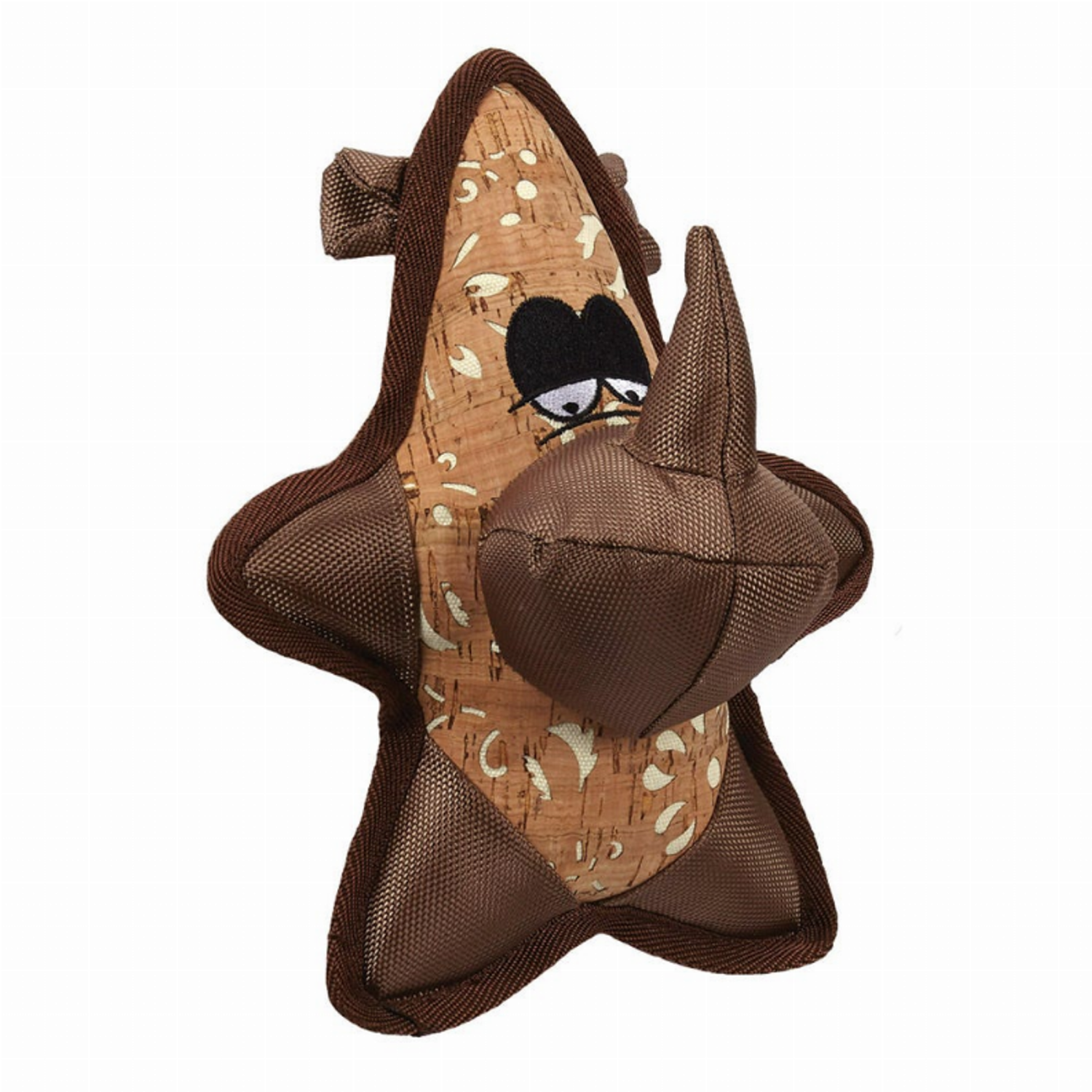 Pet Edge Stuffed Nylon Pet Edge ZA Corkie Friends Wild Bunch Rhino Stuffed Nylon