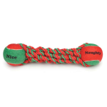 Pet Edge ZA Naughty or Nice Tennis Tug Holiday
