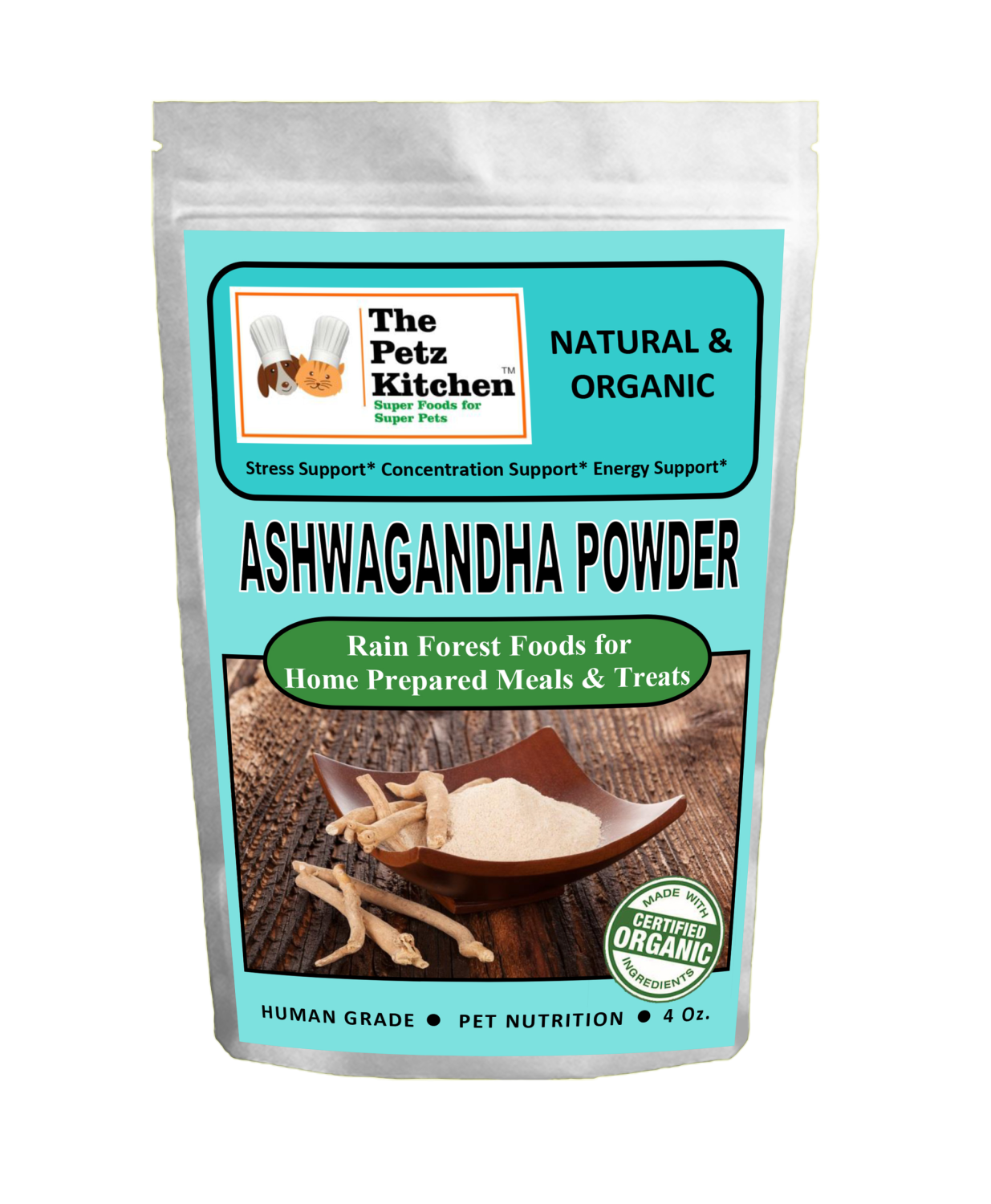 Organic Pet Systems Ashwagandha Powder - Stress