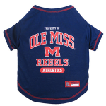 Pets First Co Ole Miss Tee Shirt Apparel