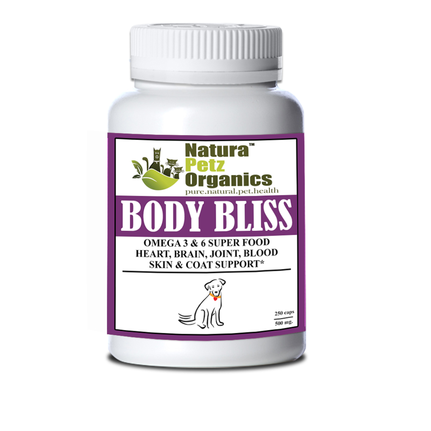 Organic Pet Systems Body Bliss - Omega 3 & 6 Super Food + Heart