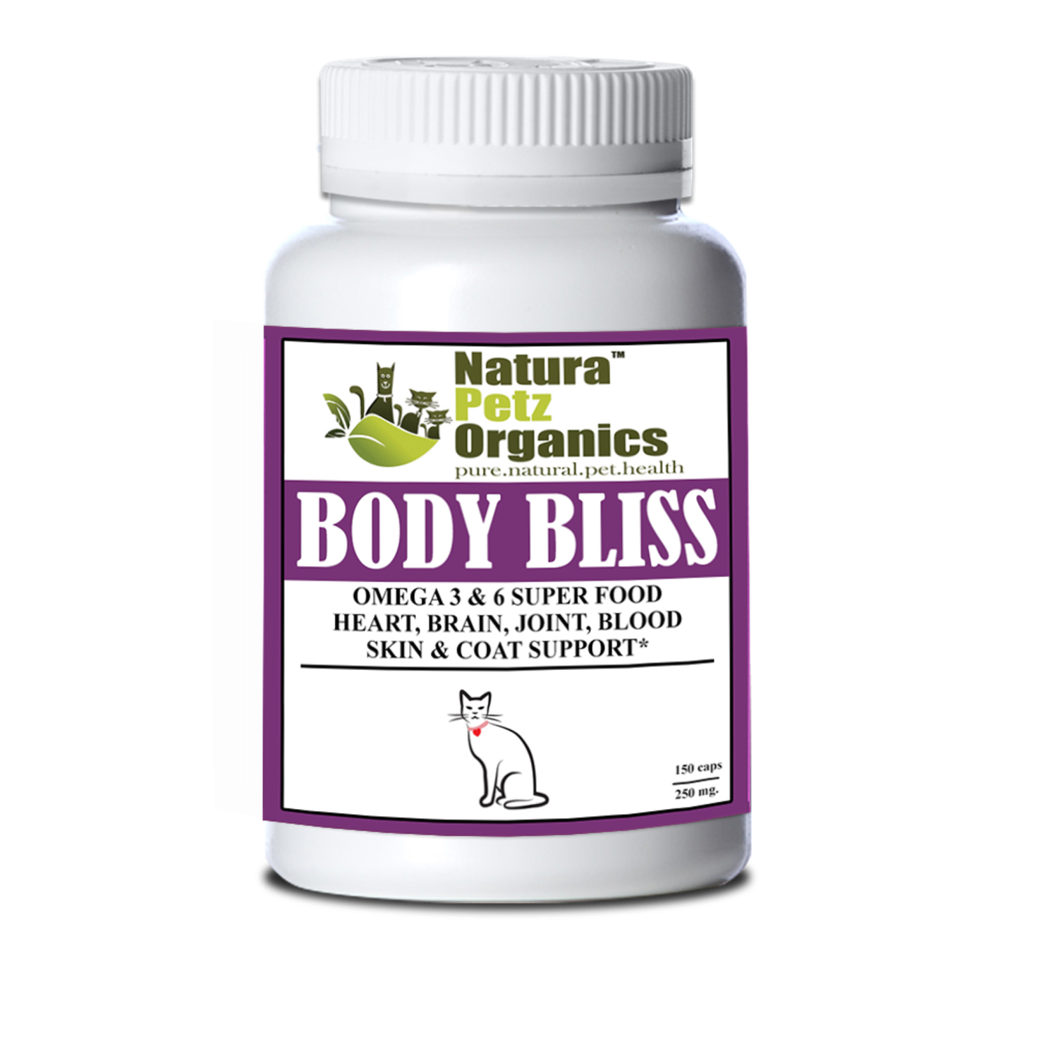 Organic Pet Systems Body Bliss - Omega 3 & 6 Super Food + Heart