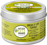 Organic Pet Systems Break It Up! Meal Topper Stone Breakder Stone Eliminator* For Dogs And Cats - Flavored Meal Topper For Stones* Dog Food Toppers