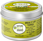 Organic Pet Systems Break It Up! Meal Topper Stone Breakder Stone Eliminator* For Dogs And Cats - Flavored Meal Topper For Stones* Dog Food Toppers