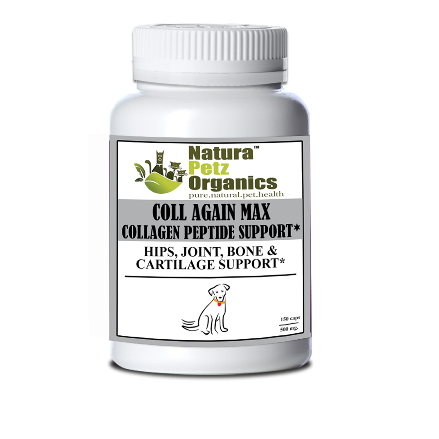 Organic Pet Systems Coll Again Max Collagen Peptide Support Capsules* Hips