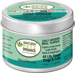 Organic Pet Systems Daily Greens Glow Multi-Vitamin & Multi-Mineral Support* Flavored Meal Topper For Dogs And Cats* Dog Food Toppers
