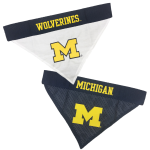 Pets First Co Michigan Reversible Bandana Apparel