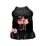 Bark Fifth Avenue Fancy Flamingo Dress Dog Clothes