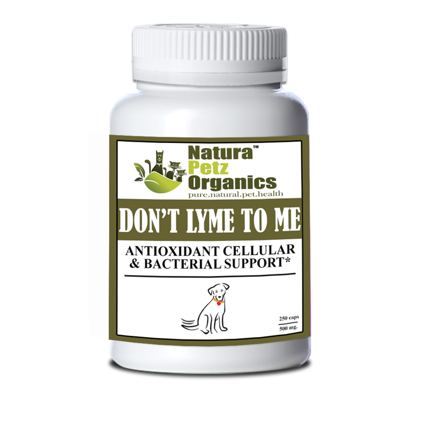 Organic Pet Systems Don'T Lyme To Me Capsules* Antioxidant Cellular & Bacterial Support* Dogs & Cats* Animal Vitamins & Supplements