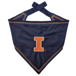 Pets First Co Illinois Tie Around Bandana Apparel