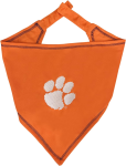 Pets First Co Clemson Tie Around Bandana Apparel