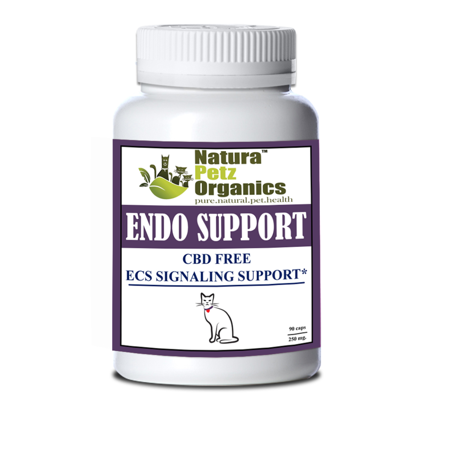 Organic Pet Systems Endo Support Capsules For Dogs And Cats* Endocannabinoid System Support For Dogs & Cats* Animal Vitamins & Supplements