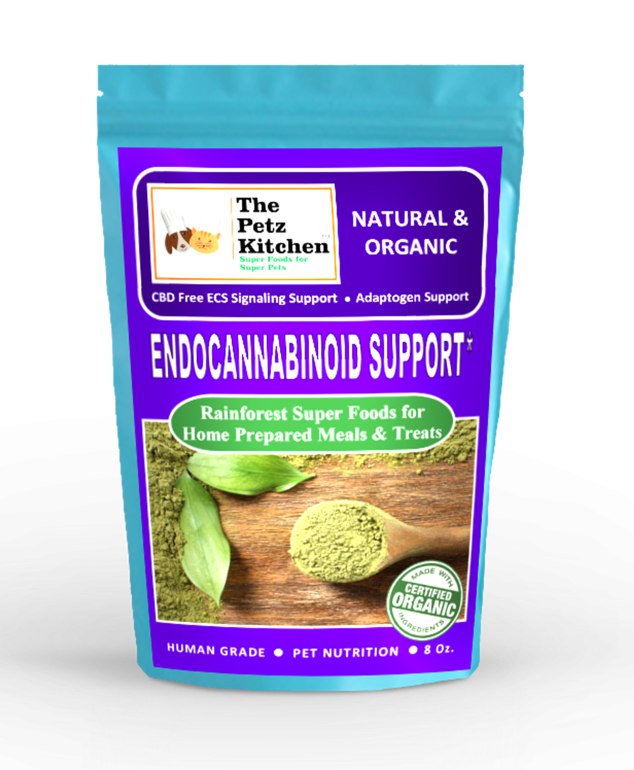 Organic Pet Systems Endo Support For Dogs And Cats* The Petz Kitchen Animal Vitamins & Supplements