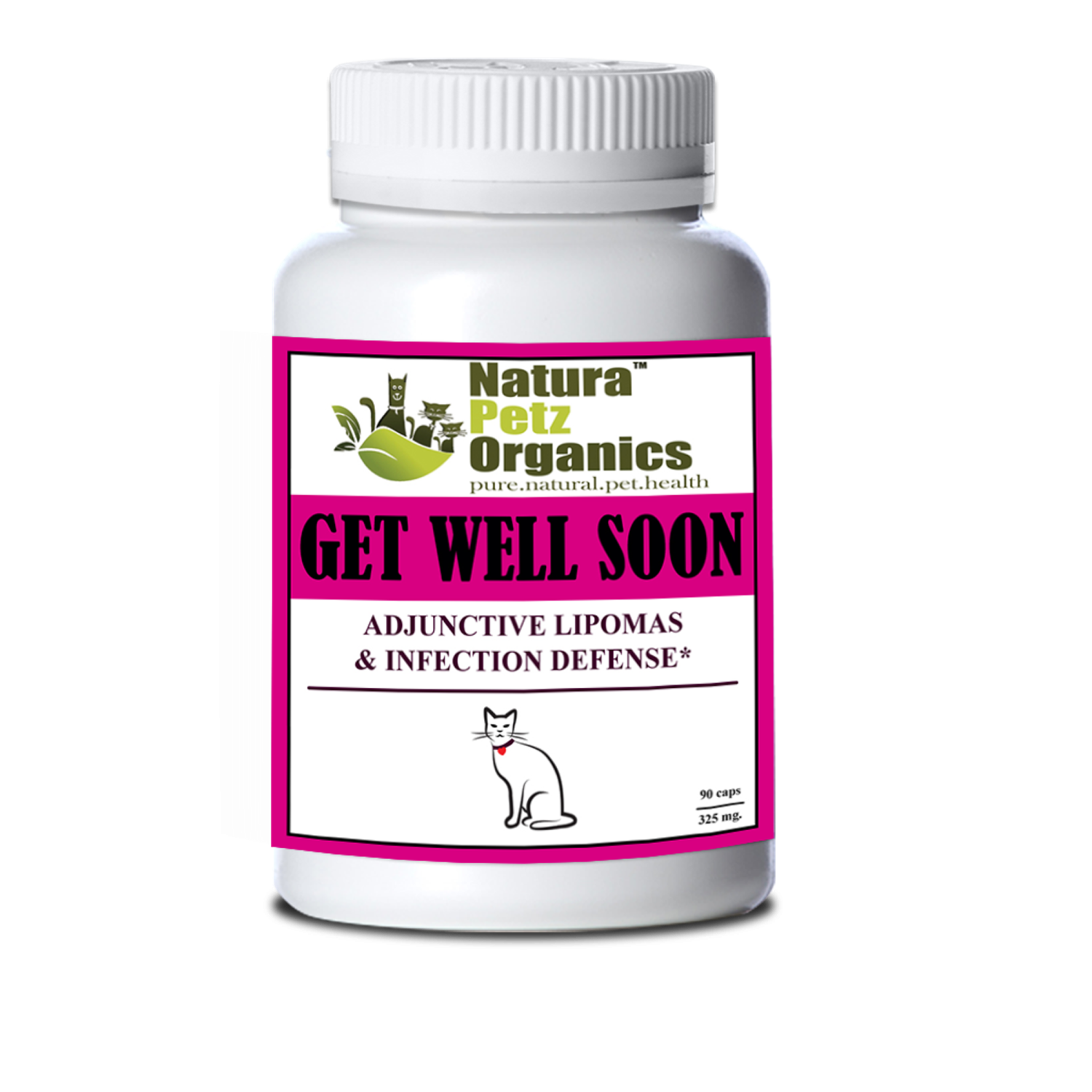 Organic Pet Systems Get Well Soon - Adjunctive Lipoma + Infection Defense* Animal Vitamins & Supplements