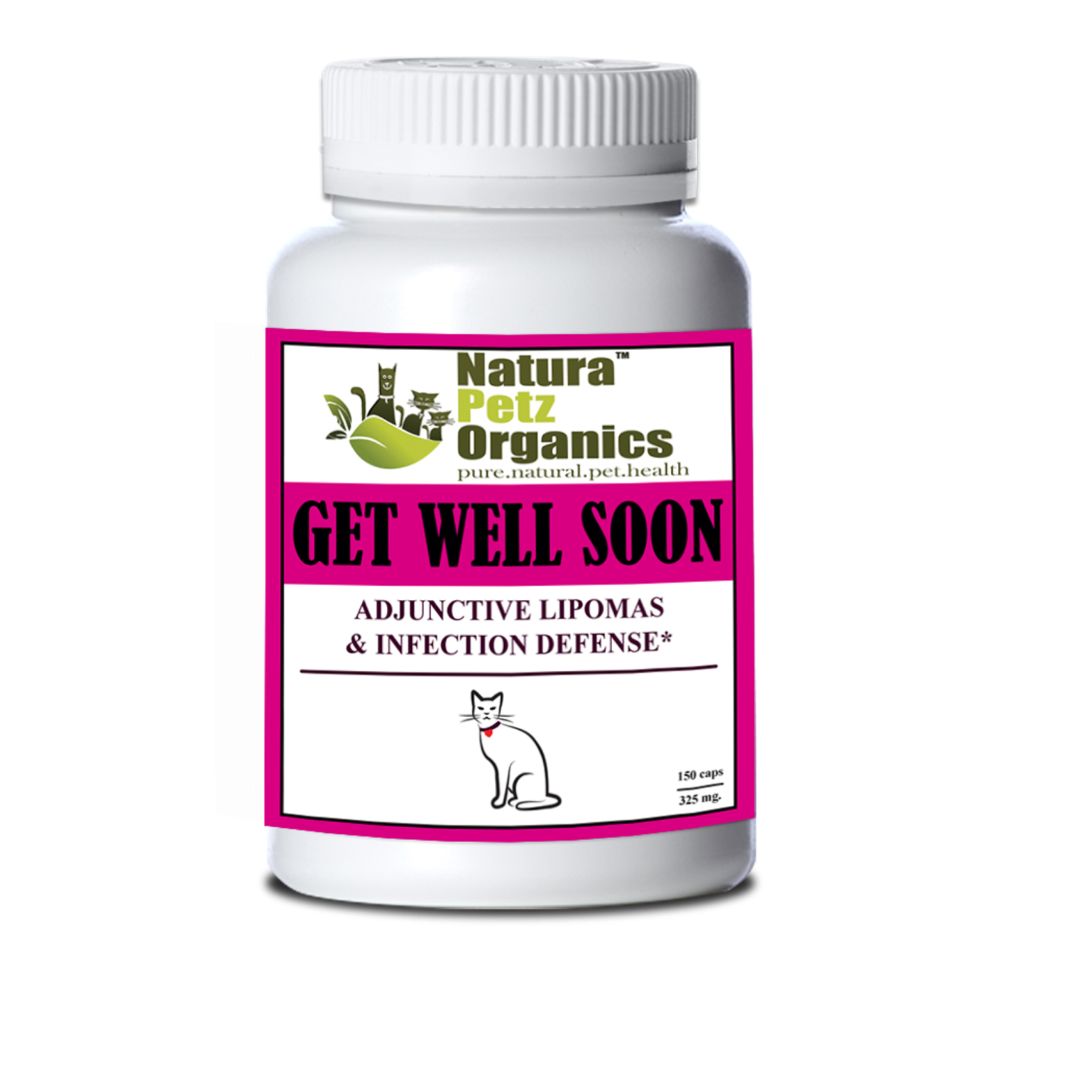 Organic Pet Systems Get Well Soon - Adjunctive Lipoma + Infection Defense* Animal Vitamins & Supplements