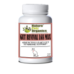 Organic Pet Systems Gut Revival Lgs Max Capsules - Adjunctive Leaky Gut Syndrome Support* For Dogs And Cats Animal Vitamins & Supplements