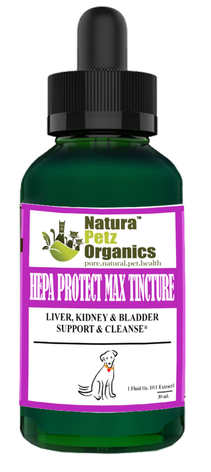 Organic Pet Systems Hepa Protect Max Tincture* Master Blend Liver Kidney & Bladder Support & Cleanse 10:1 Extract* Animal Vitamins & Supplements