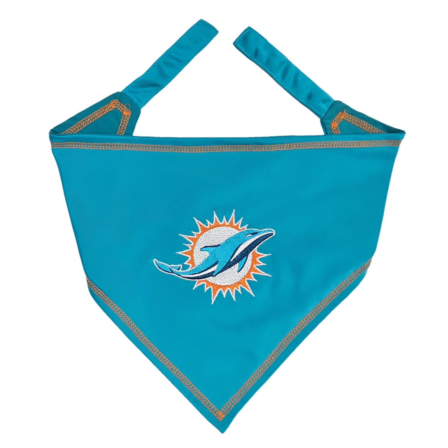 Pets First Co Apparel Pets First Co Miami Dolphins Tie Around Bandana Apparel