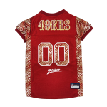 Pets First Co San Francisco 49ers Zubaz Pet Jersey Apparel