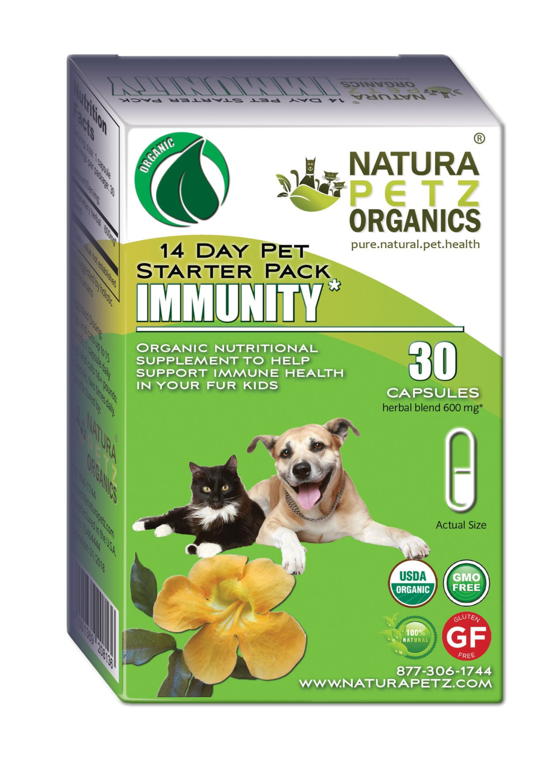 Organic Pet Systems Immunity Starter Pack For Dogs & Cats* * Immune Health Pack For Dogs And Cats* Animal Vitamins & Supplements
