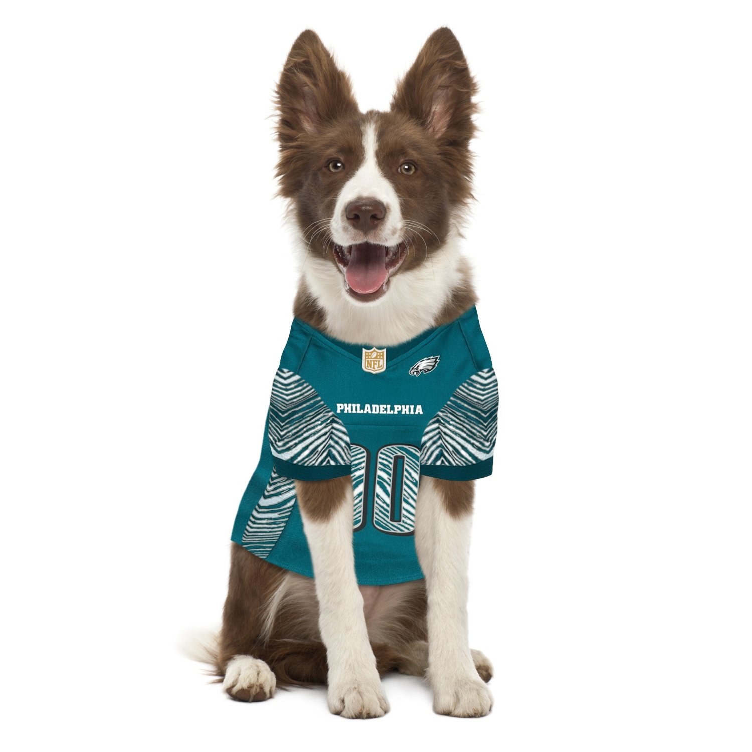 Pets First Co Apparel Pets First Co Philadelphia Eagles Zubaz Pet Jersey Apparel
