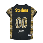 Pets First Co Pittsburgh Steelers Zubaz Pet Jersey Apparel
