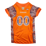 Pets First Co Denver Broncos Zubaz Pet Jersey Apparel