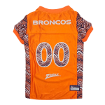 Pets First Co Denver Broncos Zubaz Pet Jersey Apparel