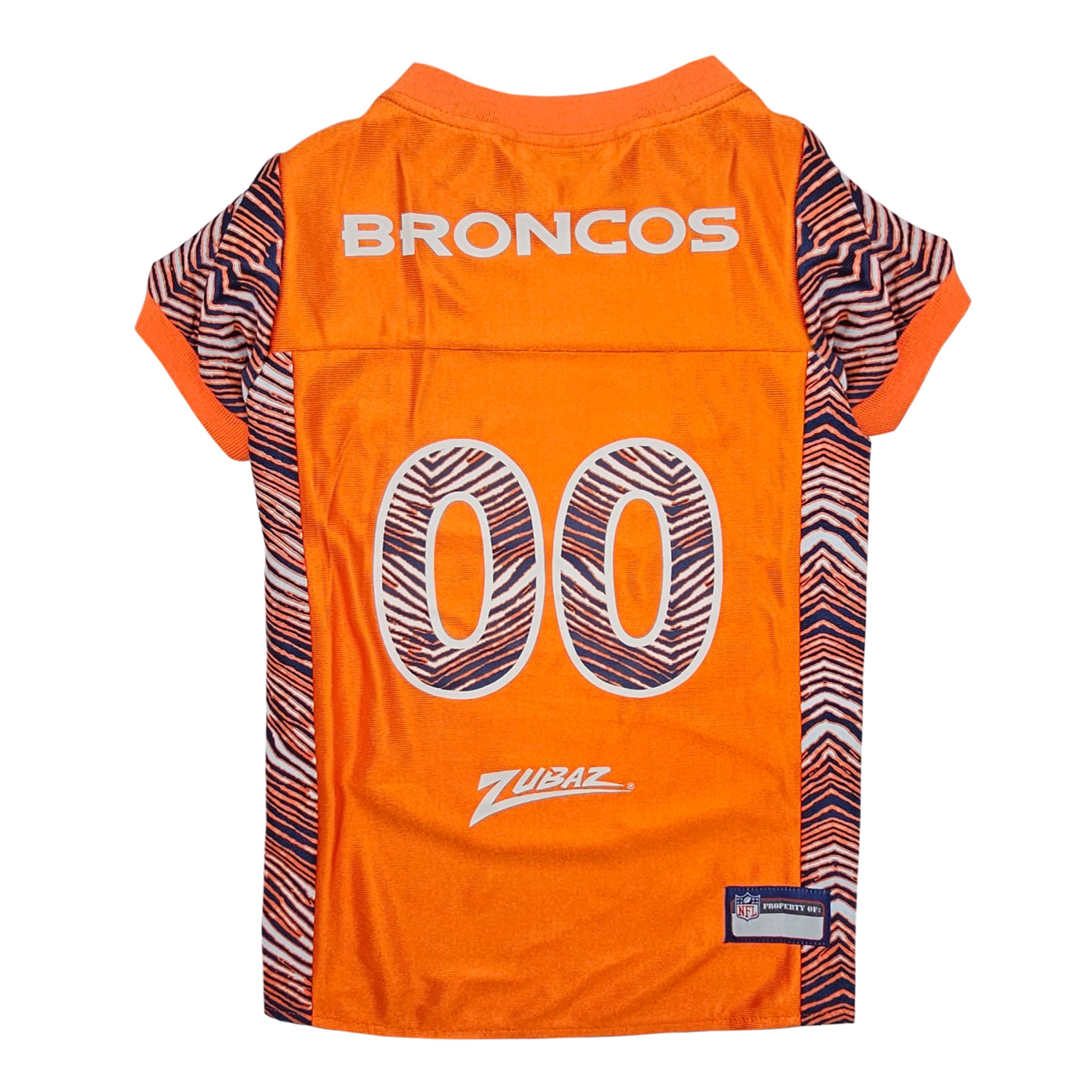 Pets First Co Apparel Pets First Co Denver Broncos Zubaz Pet Jersey Apparel