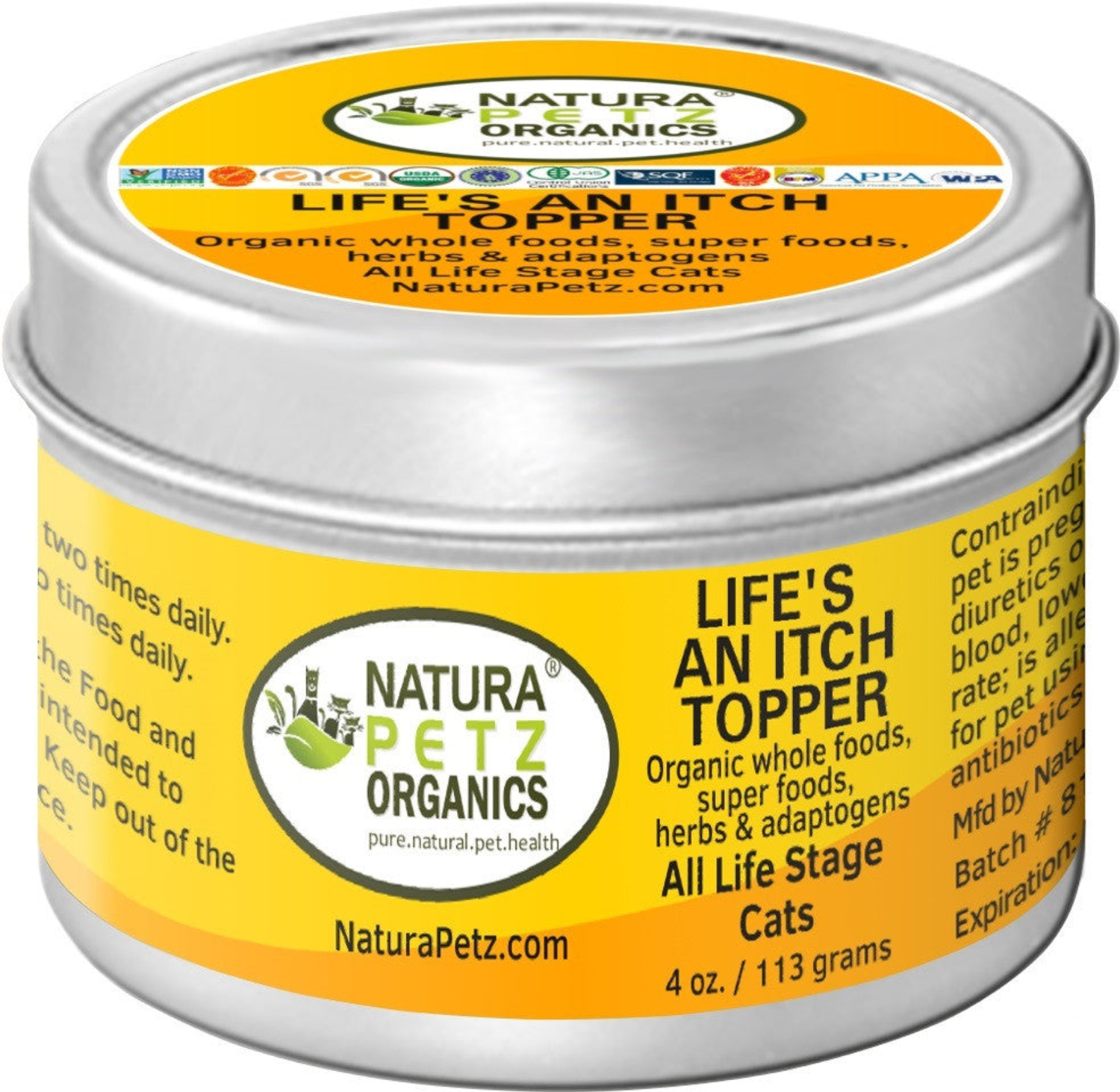 Organic Pet Systems - Lifes An Itch! Anti-Allergy Flavored Meal Topper For Dogs & Cats*