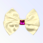 Bark Fifth Avenue Glass Diamond Rhinestone Bow- Short Pet Accessories