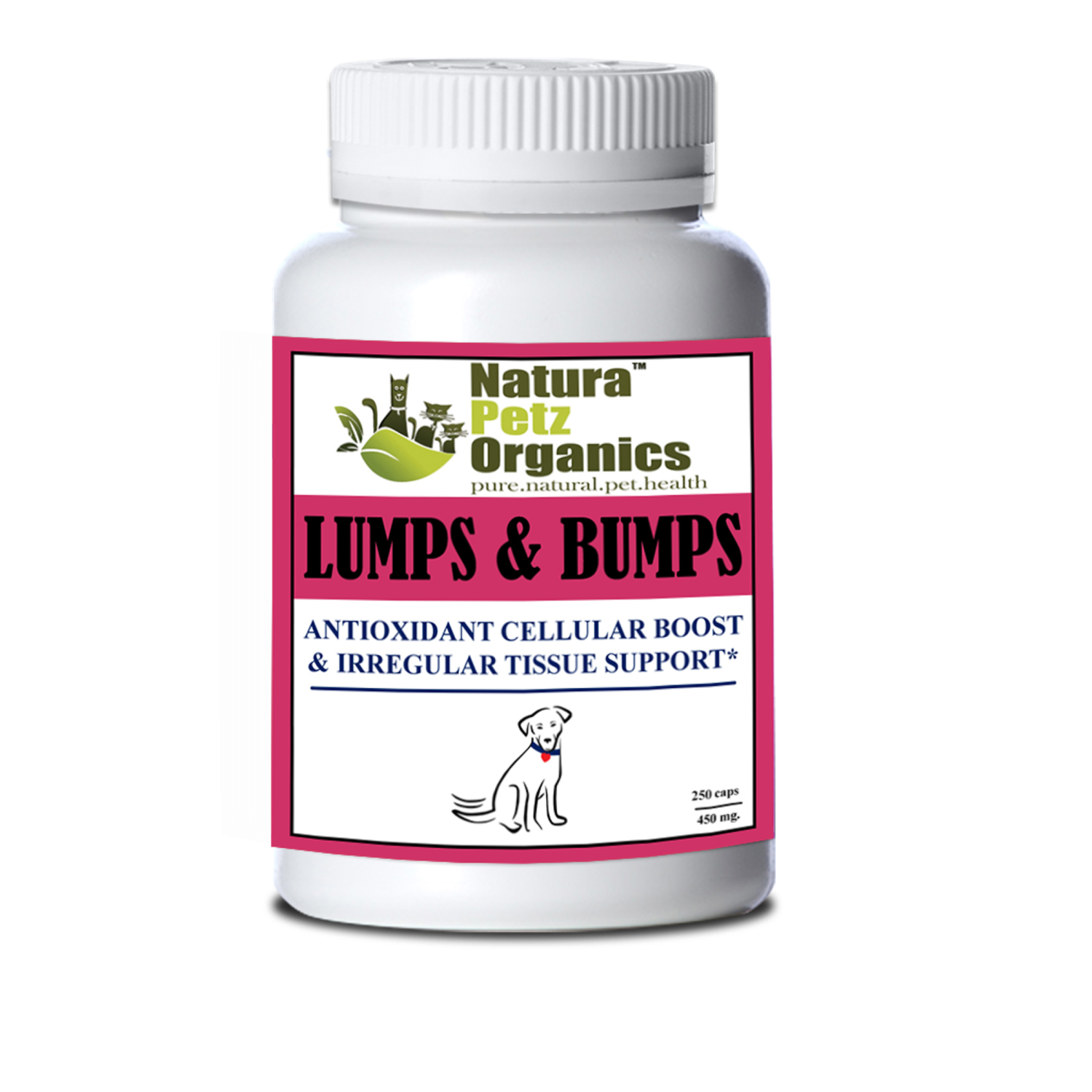 Organic Pet Systems Lumps And Bumps Capsules - Irregular Tissue Support* For Dogs And Cats* Animal Vitamins & Supplements