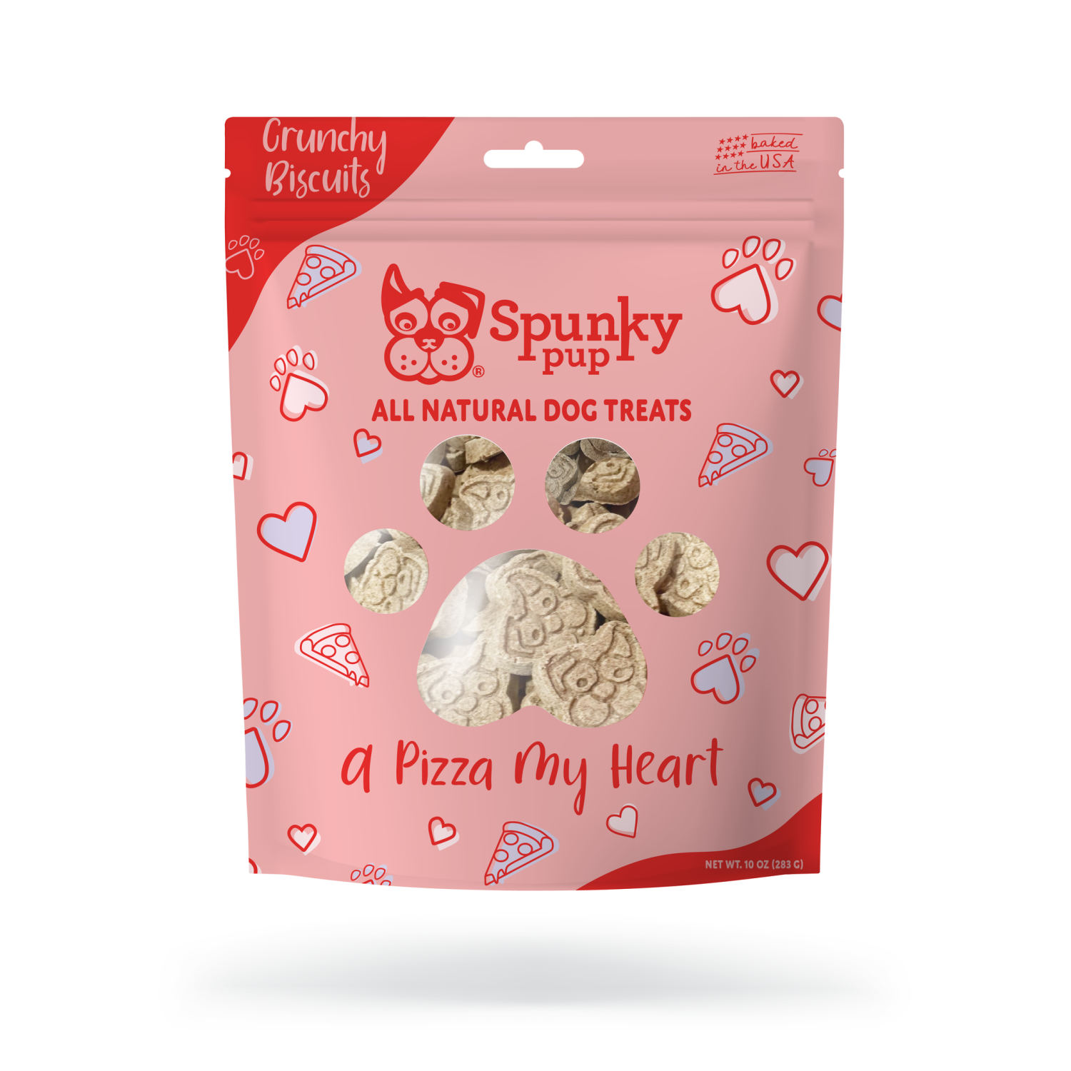 Spunky Pup Dog Toys All Natural Baked Biscuits - 10 oz Dog Toys