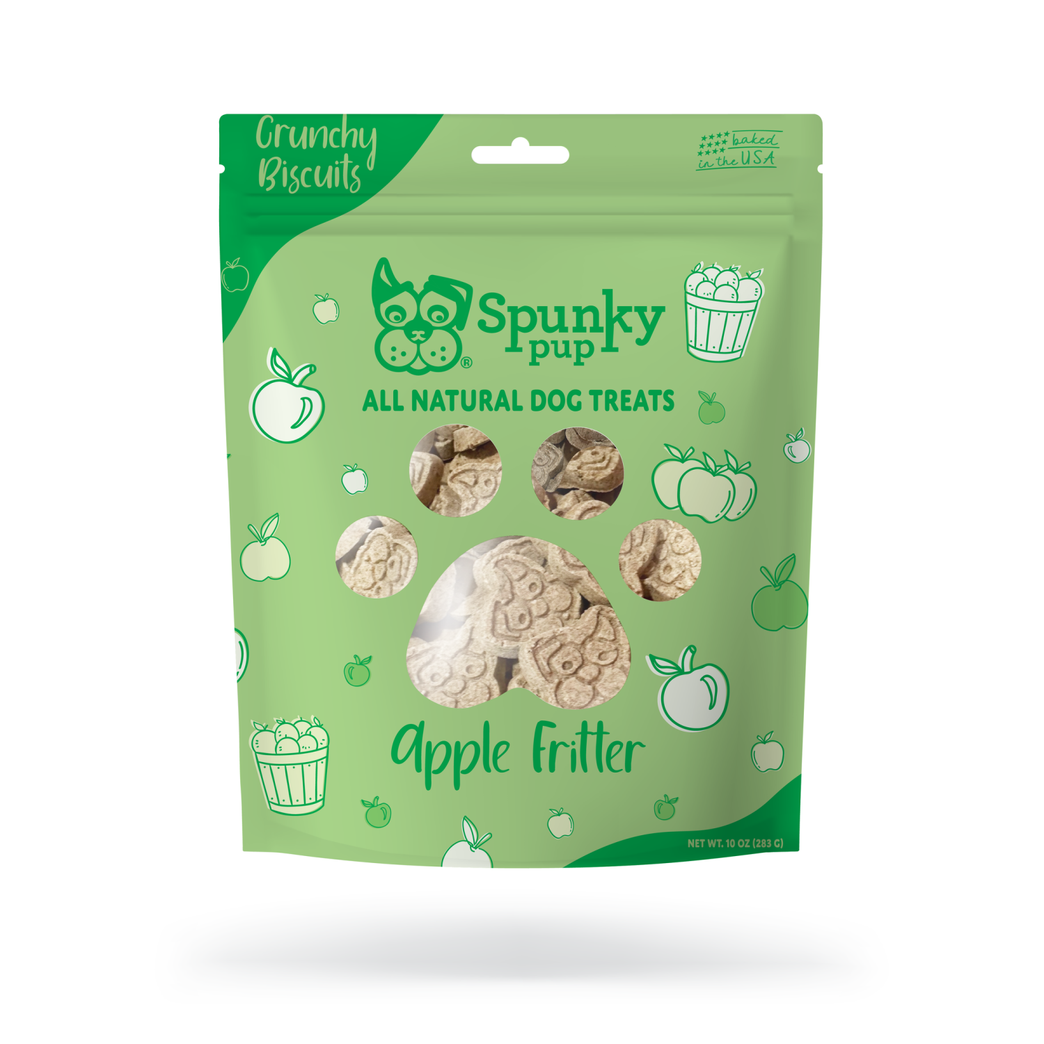 Spunky Pup Dog Toys All Natural Baked Biscuits - 10 oz Dog Toys